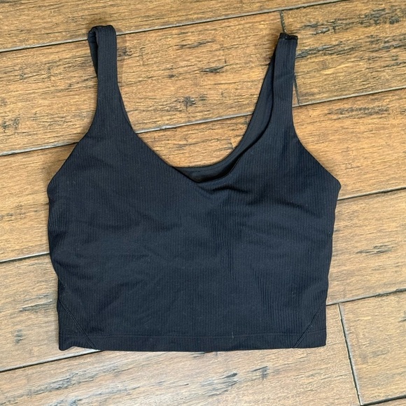 lululemon athletica Tops - Lululemon Align Black Ribbed tank size 10